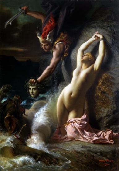 Henri-Pierre Picou Andromeda Chained to a Rock China oil painting art